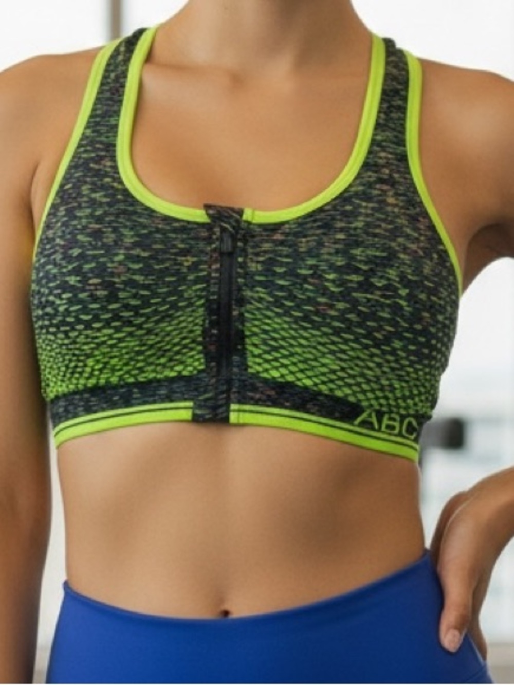 Breast Cancer Sport Bra, Zipper SUPER SOFT! Removable Soft Cups for Prosthetics